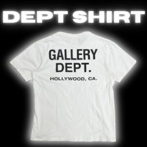 Gallery Dept White Short Sleeve Tee